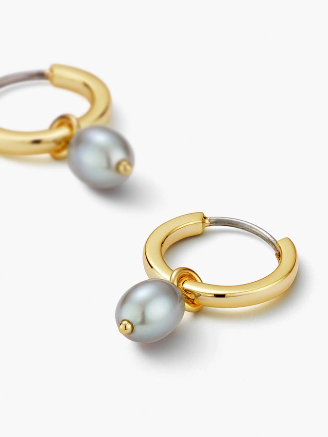The Precarious Pearls - Statement Pearl Hoops